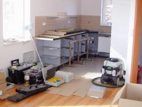 Stavba kuchyňské linky