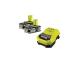 Ryobi Aku RBC18 LL15 sada 2x 18 V lithium iontová baterie 1,